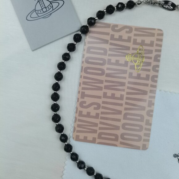 Vivienne Westwood Black Mini Bas Relief Choker - Picture 6 of 10